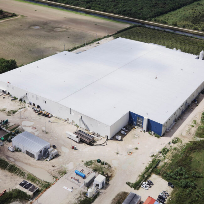 Aerial View of a Salmon Farm PEMB