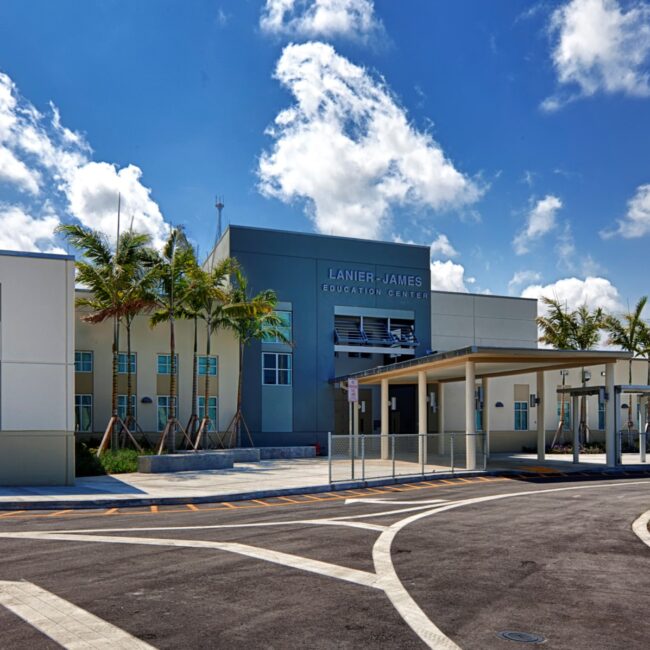 Street-view of the Lanier-James Education Center