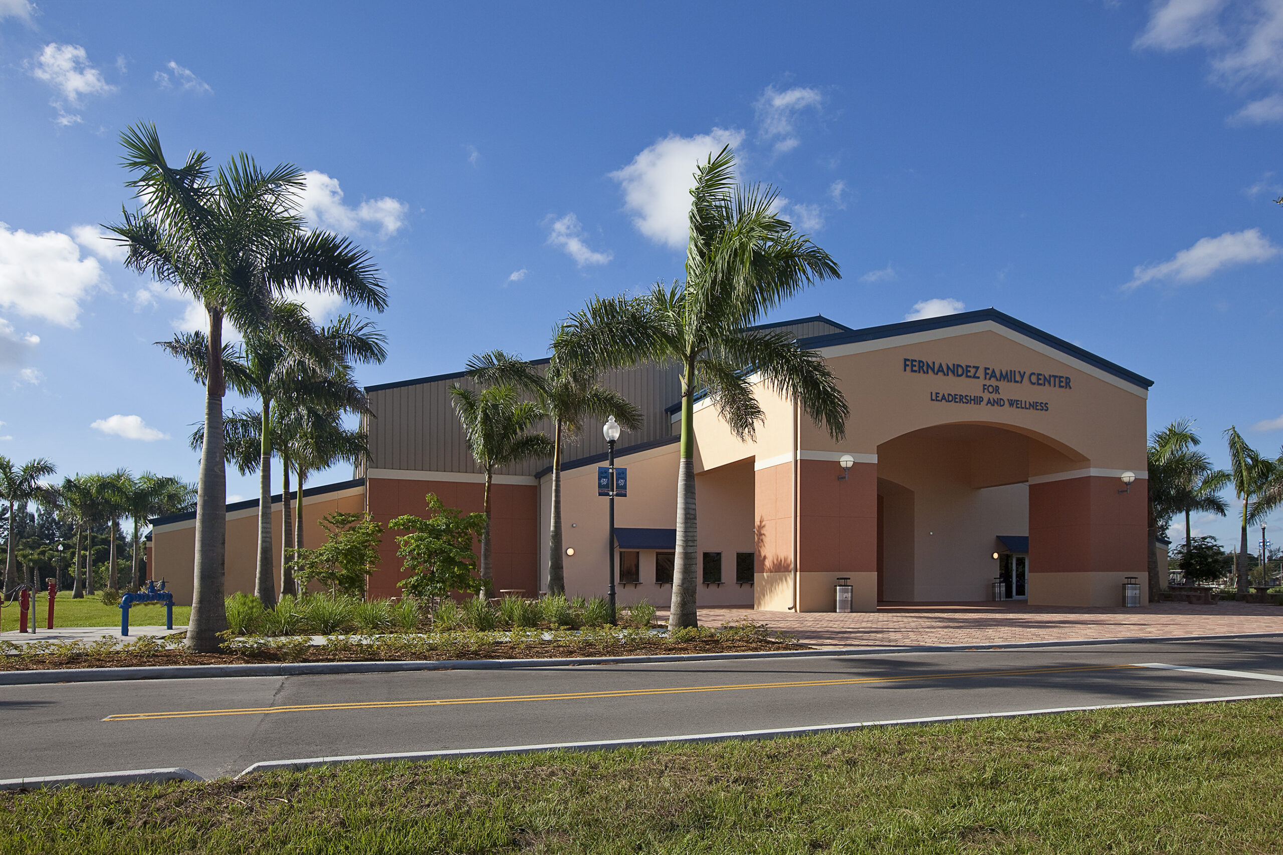 St. Thomas University - street view of the Fernandez Family Center for Leadership and Wellness